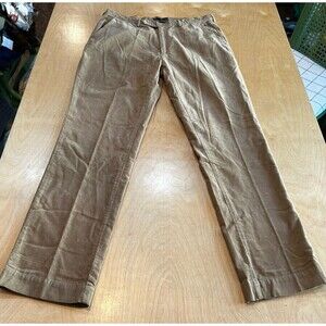 Polo Ralph Lauren Corduroy Pants Mens 34X32 Brown Trousers Causal Preppy